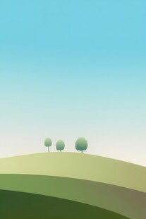 户外景色草地蓝天白云背景图
