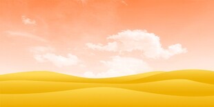 户外景色草地白云背景图