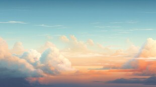 户外景色白云背景图