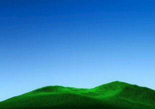 户外景色草地蓝天白云背景图