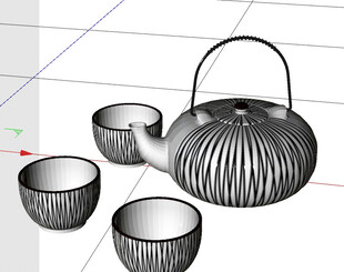 C4D模型 茶壶