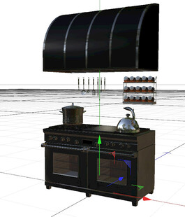 C4D模型 灶台