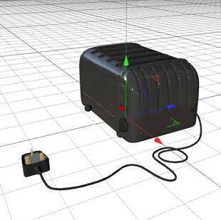C4D模型 面包机