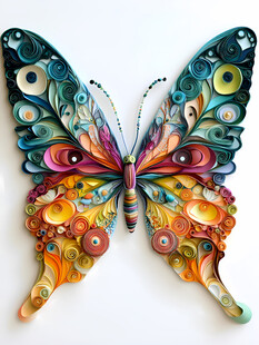 创意彩色蝴蝶