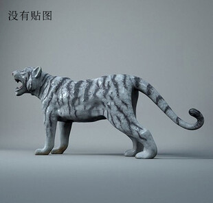 C4D模型 老虎