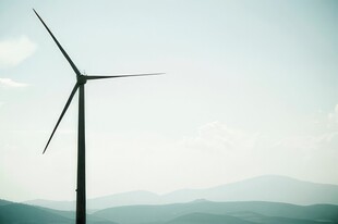 风力风能发电站风车清洁能源