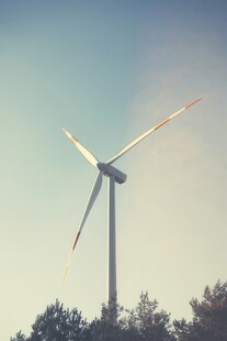 风力风能发电站风车清洁能源