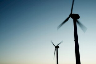 风力风能发电站风车清洁能源