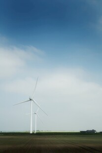 风力风能发电站风车清洁能源