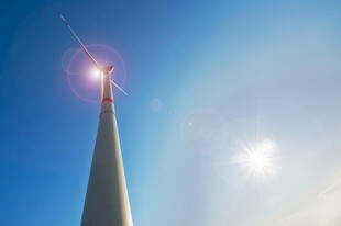 风力风能发电站风车清洁能源