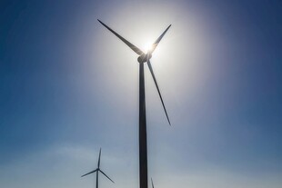 风力风能发电站风车清洁能源