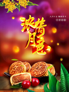 中秋节日海报展板