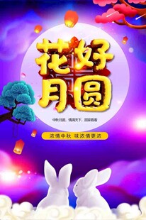 中秋节日海报展板