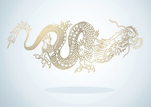 龙图腾中国吉祥图案图样
