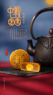 中秋节日海报展板