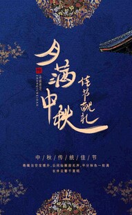 中秋节日海报展板