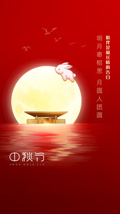 中秋节日海报展板