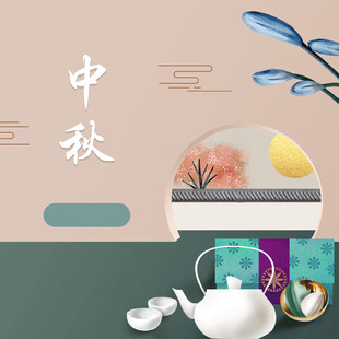 中秋节日海报展板