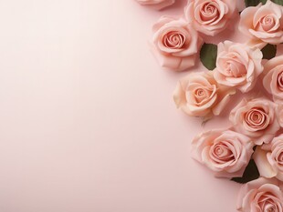 红玫瑰礼物蝴蝶结情人节素材图片