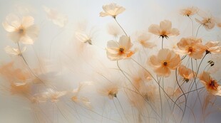 清爽鲜花花瓣花朵露珠背景图