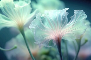 清爽鲜花花瓣花朵露珠背景图