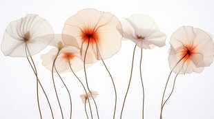 清爽鲜花花瓣花朵露珠背景图