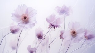 清爽鲜花花瓣花朵露珠背景图