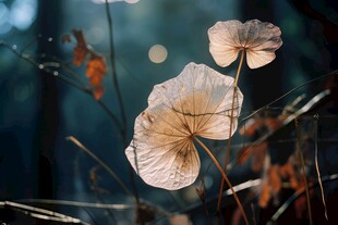 清爽鲜花花瓣花朵露珠背景图