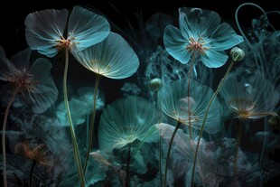 清爽鲜花花瓣花朵露珠背景图