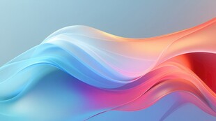 优雅抽象炫彩渐变背景图