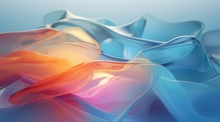 优雅抽象炫彩渐变背景图