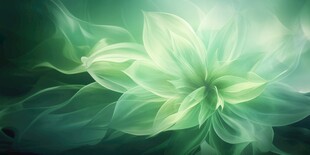 优雅抽象花朵炫彩渐变背景图