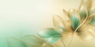 优雅抽象花朵炫彩渐变背景图