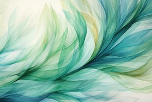 优雅抽象花朵炫彩渐变背景图