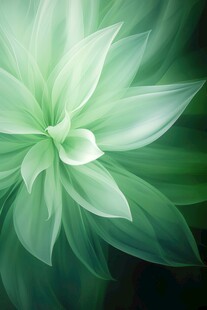 优雅抽象花朵炫彩渐变背景图