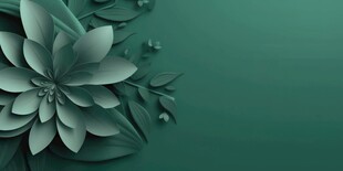 优雅抽象花朵炫彩渐变背景图