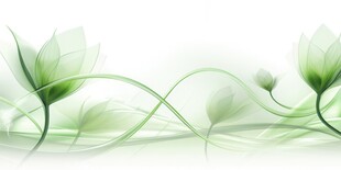 优雅抽象花朵炫彩渐变背景图