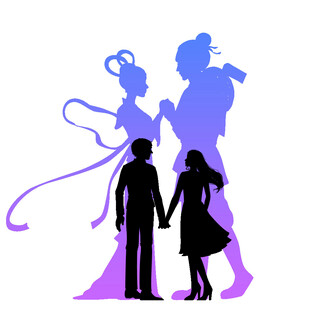 七夕情人节古风素材