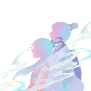 七夕情人节古风素材