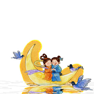 七夕情人节古风素材