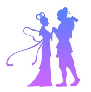 七夕情人节古风素材