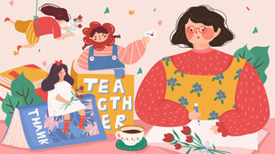 教师节海报展板