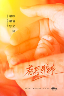 感恩母亲节海报展板
