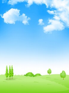 春光明媚户外风景鲜花草地