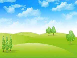 春光明媚户外风景鲜花草地