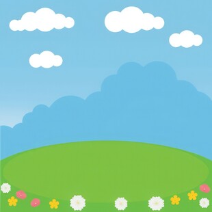 春光明媚户外风景鲜花草地