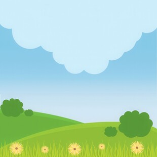 明媚清晨鲜花蝴蝶菊花叶子草地图