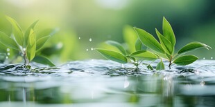 明媚清晨四叶草叶子草地图