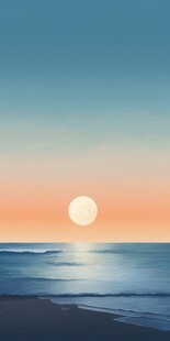 海面彩云彩霞风景