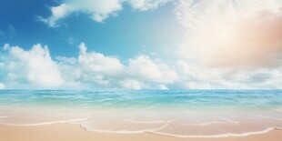 海面彩云彩霞风景